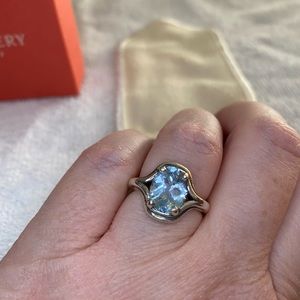 Adriana ring with Blue Topaz